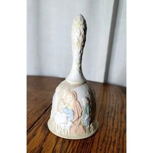 1982 Lefton Christopher Coll. #330-"O Come All Ye Faithful" hand-painted Bell
